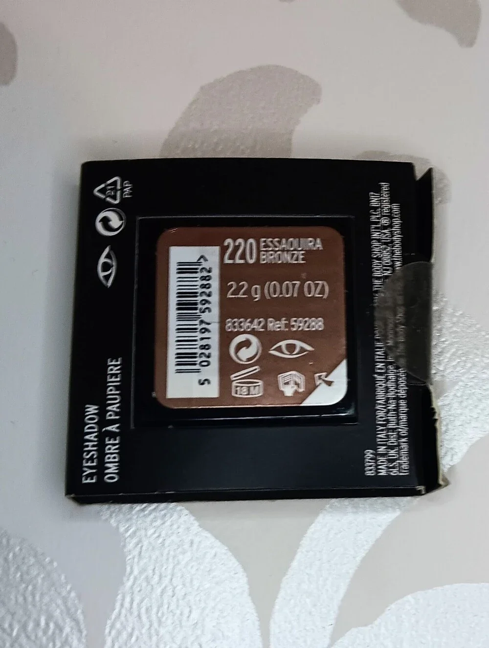 The Body Shop Down To Earth NIP Eye Shadow Single Refill Essaouira Bronze